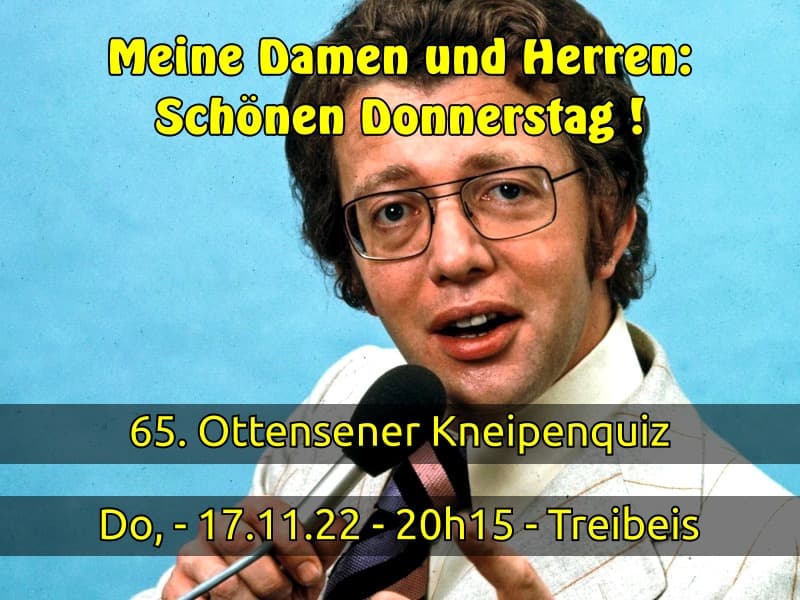 65. Ottensener Kneipenquiz im Café Treibeis