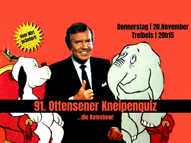91. Ottensener Kneipenquiz im Café Treibeis Altona