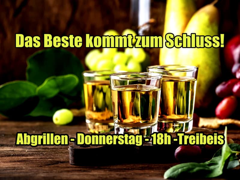 Abgrillen im Café Treibeis