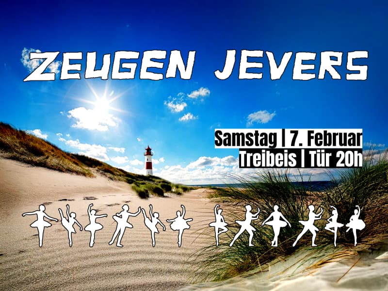 Die Zeugen Jevers spielen Punk im Treibeis