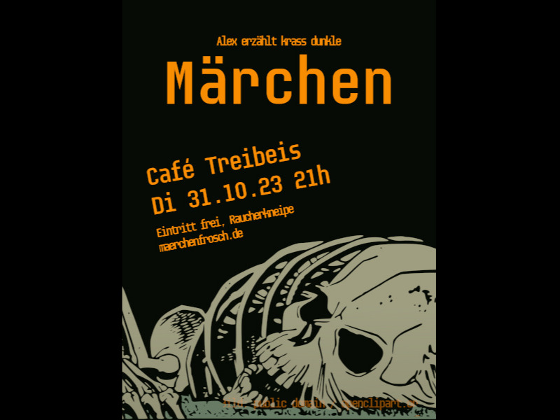 Alex erzählt Märchen im Café Treibeis