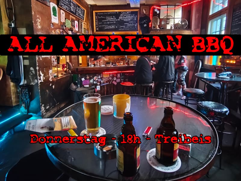 All American BBQ im Café Treibeis Altona