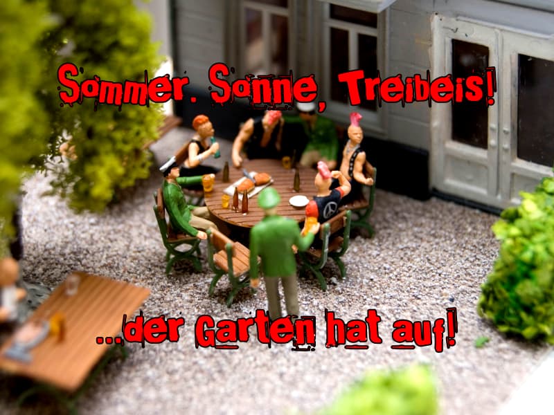 Biergarten öffnet im Café Treibeis!