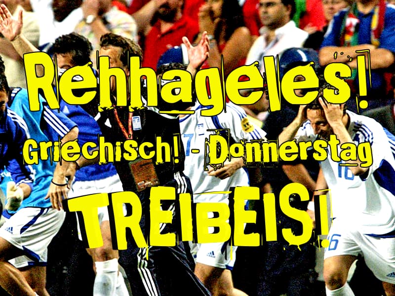 griechisch grillen im Café Treibeis!