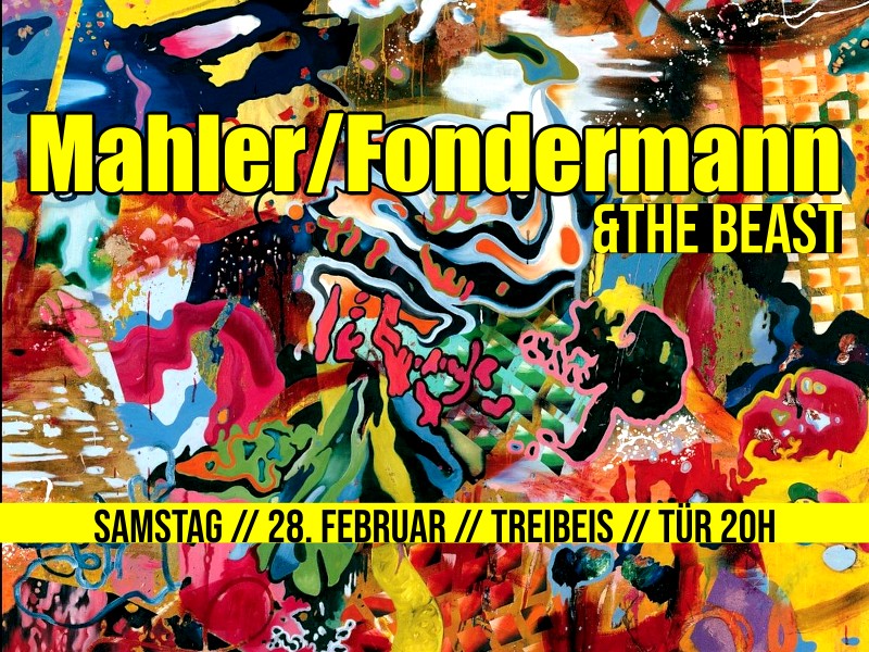 Mahler und Fondermann am 28. Februar im Café Treibeis