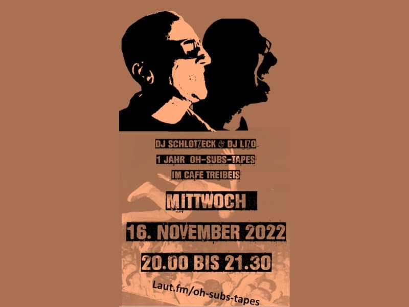 Oh-Subs-Tapes senden live aus dem Café Treibeis