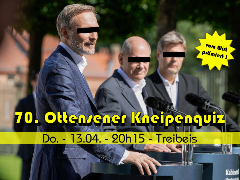 Ottensener Kneipenquiz im Café Treibeis