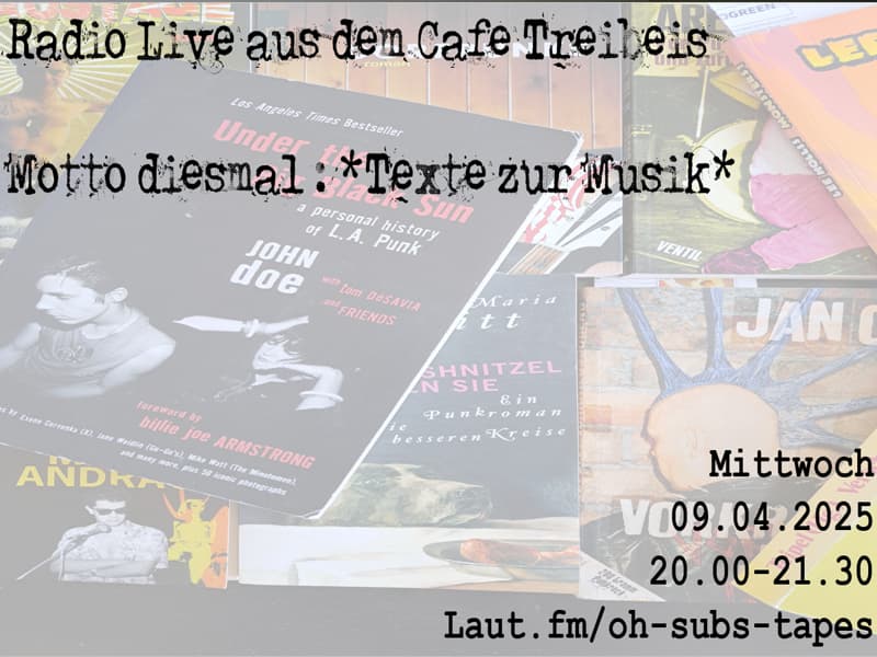 Live Radio aus dem Café Treibeis mit den Oh-Subs-Tapes