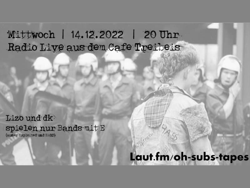 Live Radio im Café Treibeis