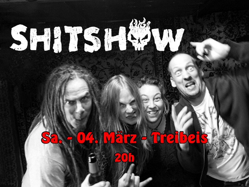 Punkkonzert mit Shitshow im Café Treibeis