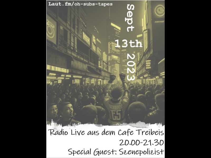 Live Radio im Café Treibeis